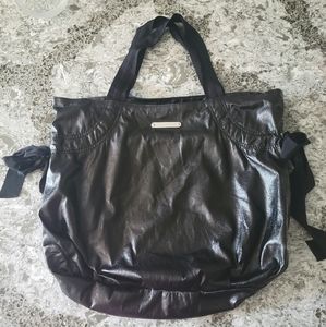 Juicy Couture Black Shiny Tote Bag